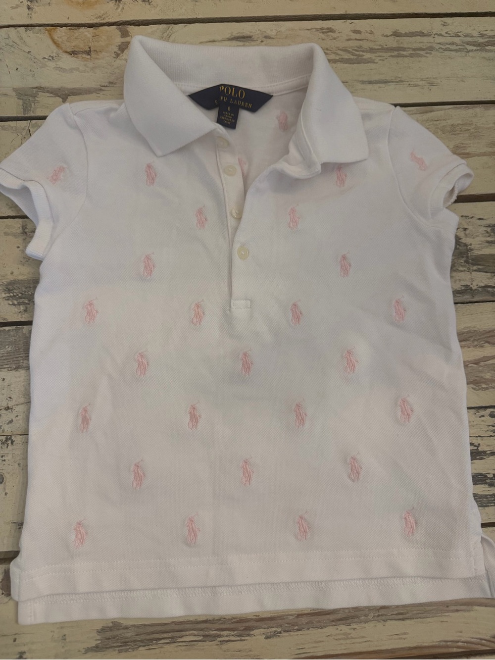 Polo Ralph Lauren Horse Logo Everywhere Top